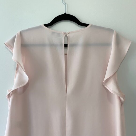 Aritzia Babaton Chaplin Flutter Sleeve Blouse - Picture 4 of 12